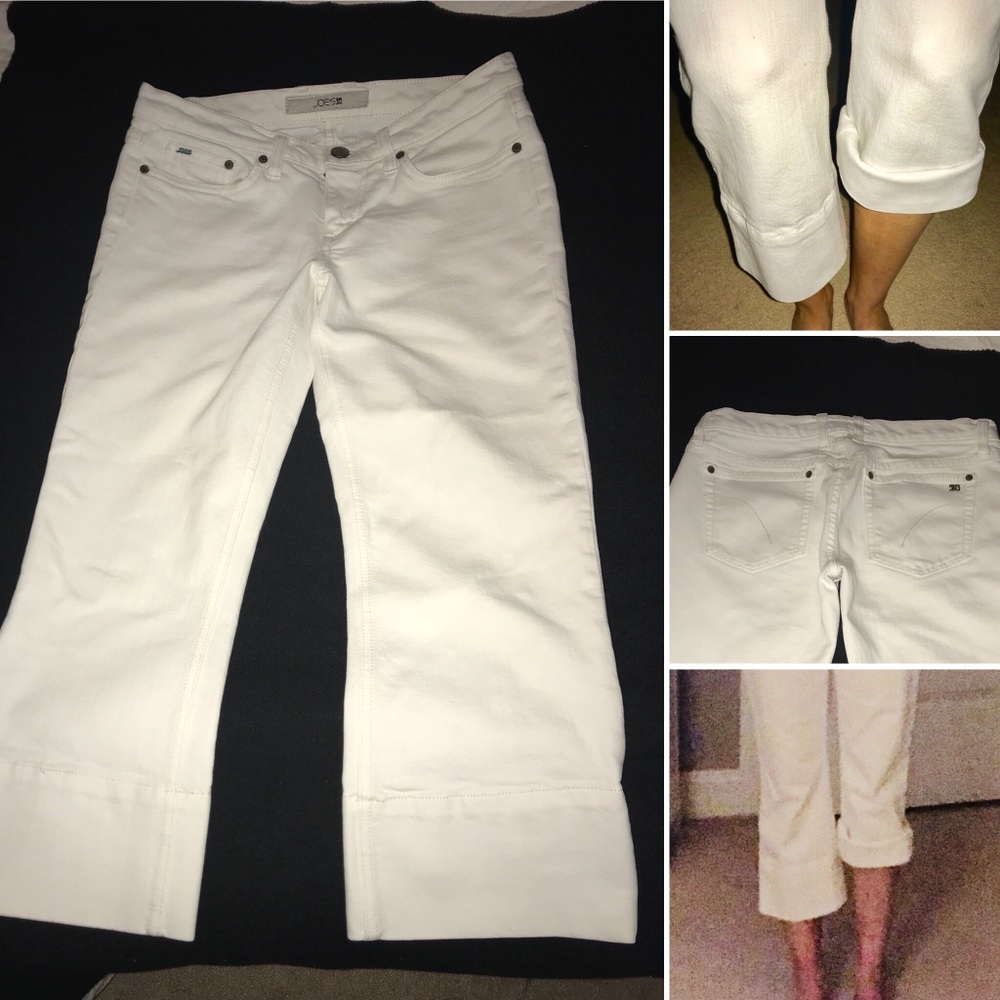 Joe’s Jeans white Capri, soft & stretchable denim